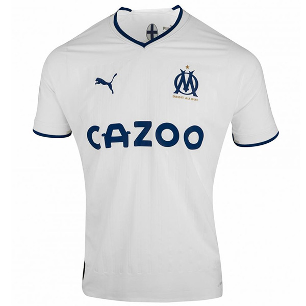Olympique de Marseille maillot domicile kit de football premier uniforme de sport pour hommes hauts de football maillot de sport 2022-2023